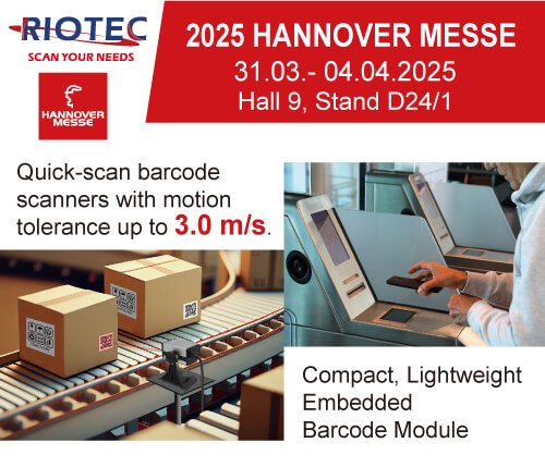 神鐳光電將參加 HANNOVER MESSE 2025，展示工業條碼掃描解決方案 (Hall 9, Stand D24/1)